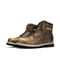 CAT卡特春夏新款褐色牛皮革/织物男子休闲靴P717697I1BDC33