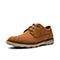 CAT卡特春夏款棕色牛皮革男子休闲单鞋P722080I1UMC36