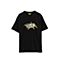 CAT卡特春夏款男式黑色印花短袖T恤CI1TSN1779GC09