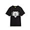 CAT/卡特春夏款男士黑色短袖T恤CI1TSN1907GC09