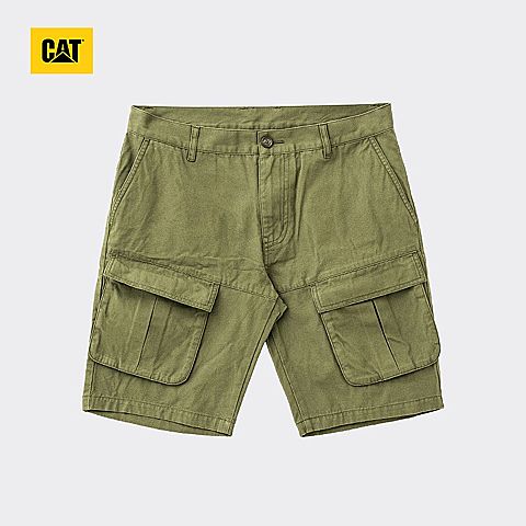 CAT/卡特春夏款男士绿色工装短裤CI1WPN1407GC19