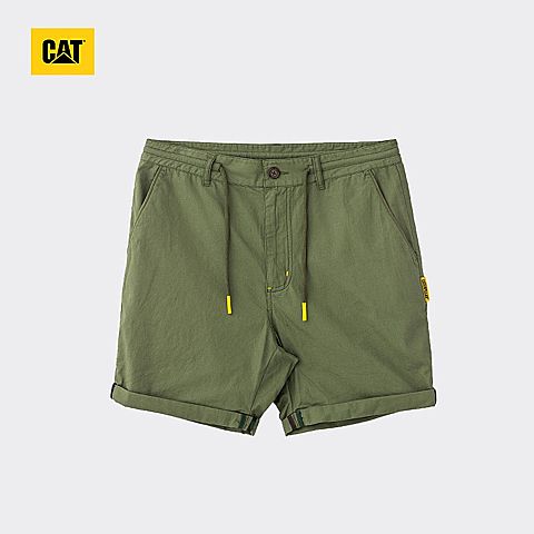 CAT/卡特春夏款男士绿色休闲短裤CI1LPN1416GC19