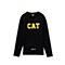 CAT/卡特秋冬款男黑色长袖T恤CI3TSN28051C09