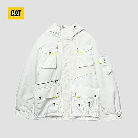 CAT/卡特秋冬款男白色短款羽绒CI3DWN30511C10
