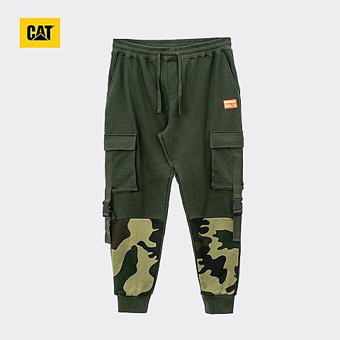 CAT/卡特春夏新款男绿色针织长裤CJ1KPP15121