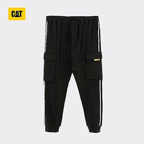 CAT/卡特春夏新款男黑色针织长裤CJ1KPP15251