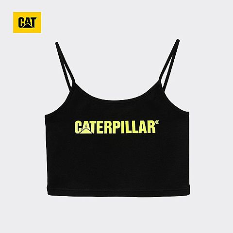 CAT/卡特春夏新款女黑色吊带背心CJ1TSP36021