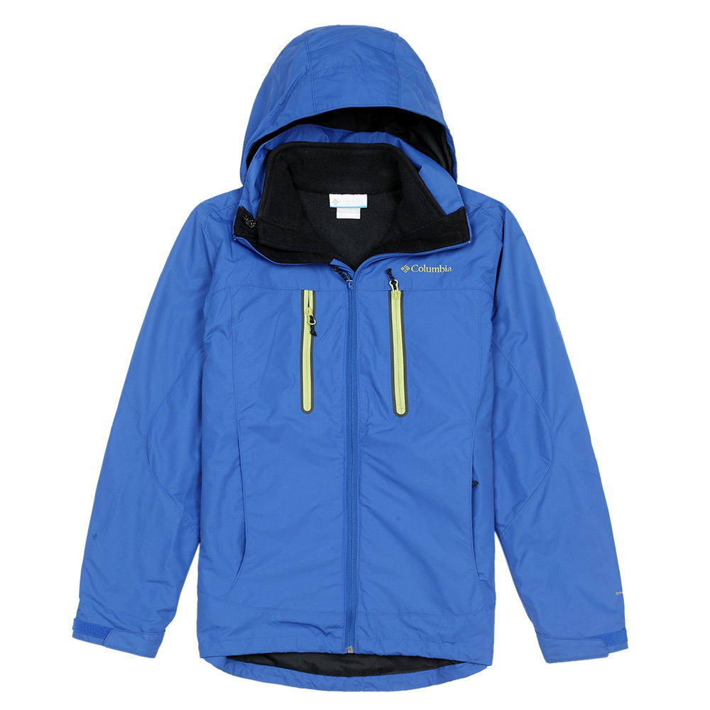 columbia/哥伦比亚蓝色男子三合一冲锋衣2cbpm7761437