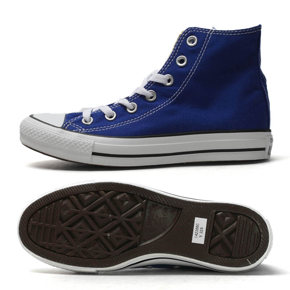 converse/匡威 all star色彩碰撞系列经典高帮中性硫化鞋142366c