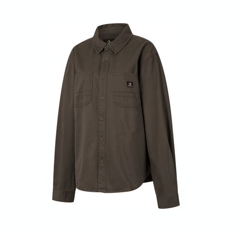 converse匡威2024中性中性-针织长袖衬衫-棕针织长袖衬衫10026973-A02