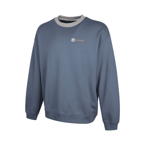 converse匡威2025男子男子-针织无帽卫衣-蓝针织无帽卫衣10028407-A03