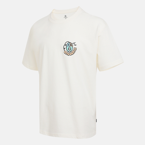 converse匡威2025男子男子-短袖T恤-米针织无领短TMCJ645-W2Y