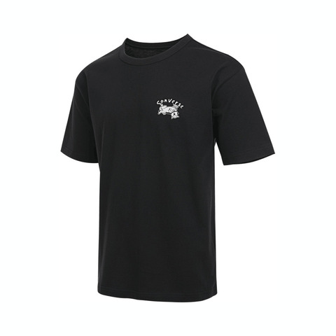 converse匡威2025男子男子-针织无领短T-黑针织无领短TMCH621-023