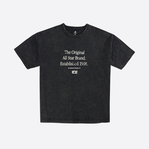 converse匡威2025男子男子-针织无领短T-黑针织无领短TMCH624-023