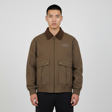 converse匡威2026男子男子-梭织无帽外套-棕梭织无帽外套MCJ394-GC5