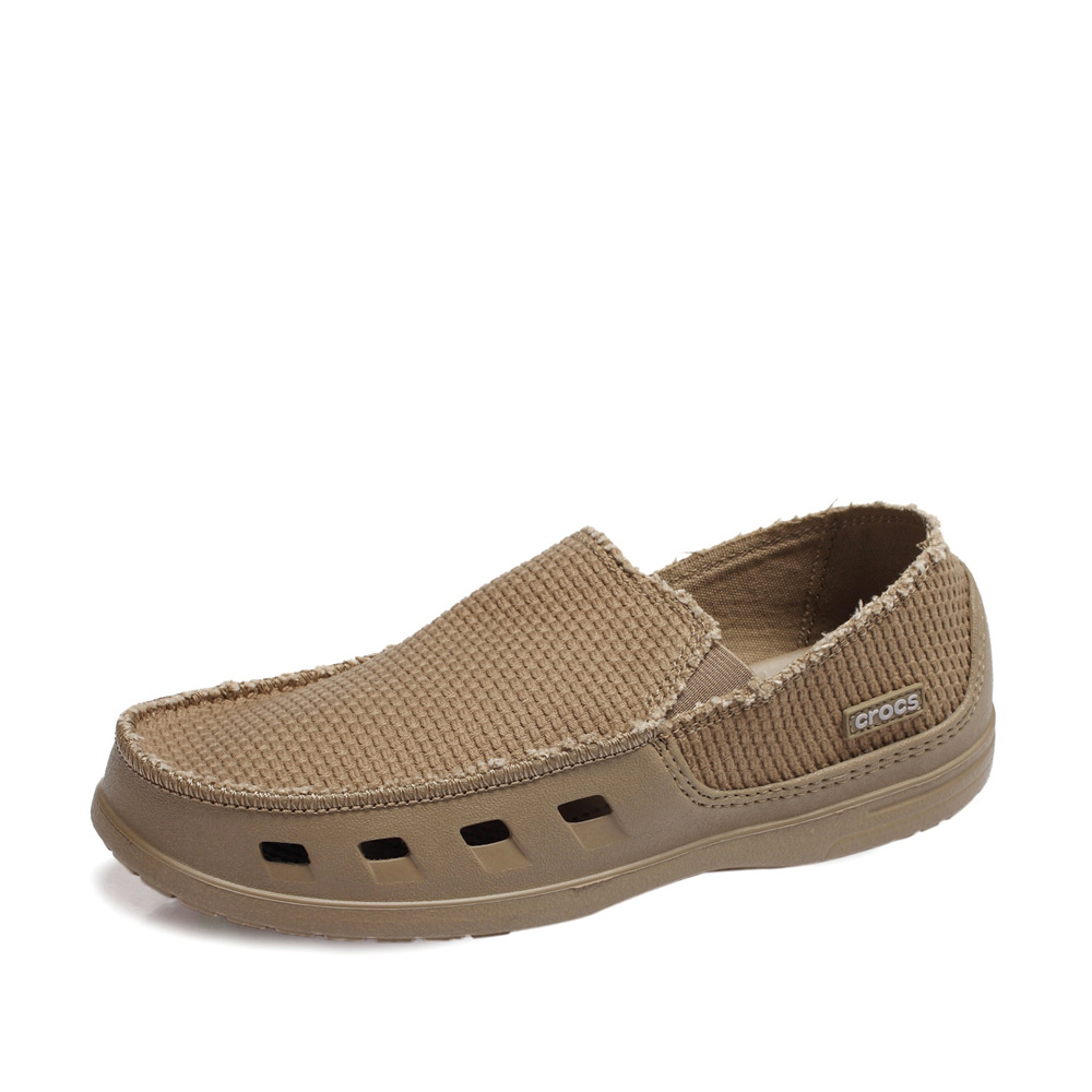 crocs 男士 帆布逐浪鞋 卡其/卡其 10444-261