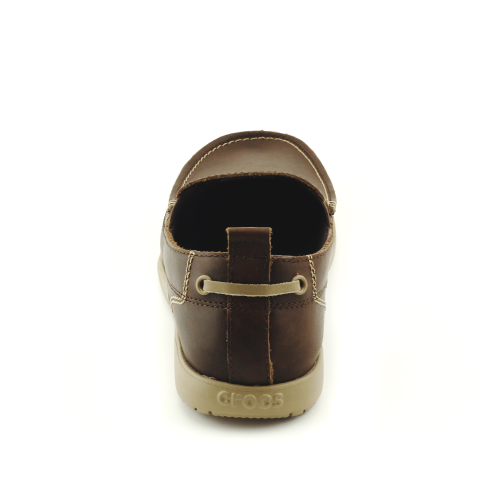 crocs卡骆驰 秋季男士 系列帆船型设计低帮耐磨泊湾便鞋 11570 深咖啡