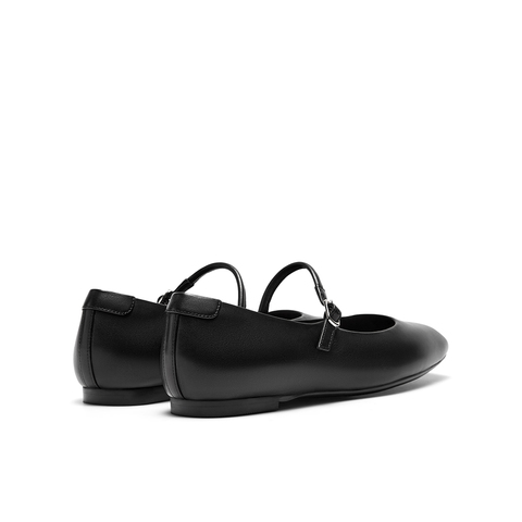 HGK时尚通勤气质百搭一字带平底玛丽珍女单鞋WAA01CQ4