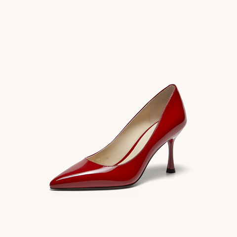 HGK25春季时尚气质百搭尖头细跟高跟鞋女单鞋WAD01AQ5