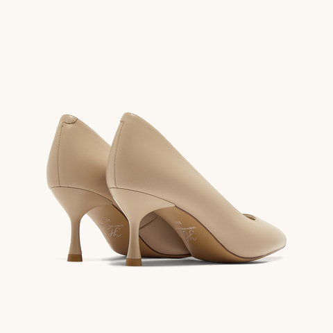 HGK25春季时尚气质百搭尖头细跟浅口通勤高跟鞋女单鞋WAQ02AQ5