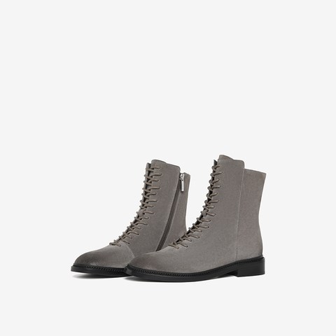 HGK25冬英伦黑巧牛皮马丁女靴WPH26DZ5