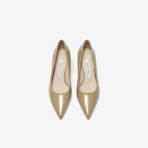 HGK26春漆牛皮革高跟鞋女单鞋WAP03AQ6