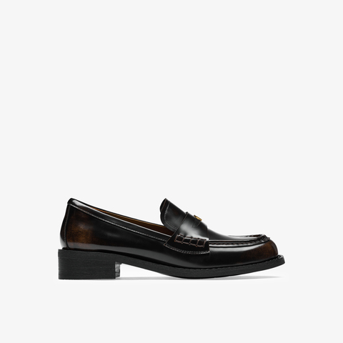 73hours女鞋Taylor2024秋季新品纯色圆头平底乐福鞋