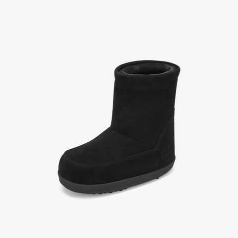 73hours女鞋绵绵吐司2024冬季新品纯色圆头厚底雪地靴