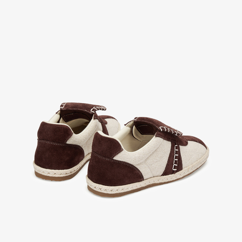 73hours女鞋汉普顿2025春季新品系带拼色平底休闲鞋