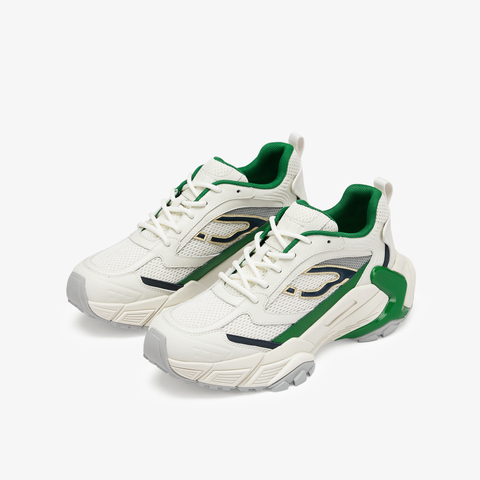 73hours女鞋皮一下2025春季新品拼色圆头系带老爹鞋