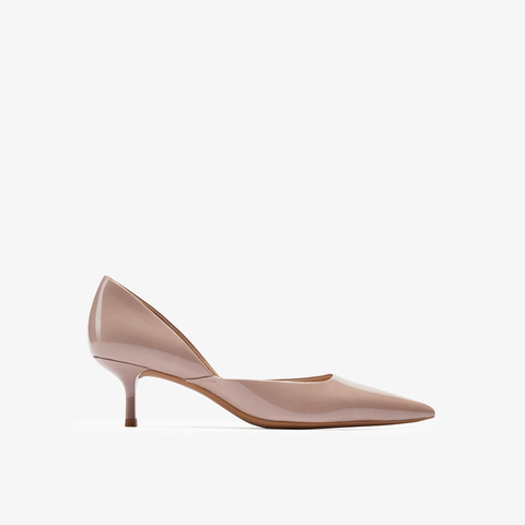 73hours女鞋反复迷恋2025春季新品细跟尖头纯色浅口单鞋