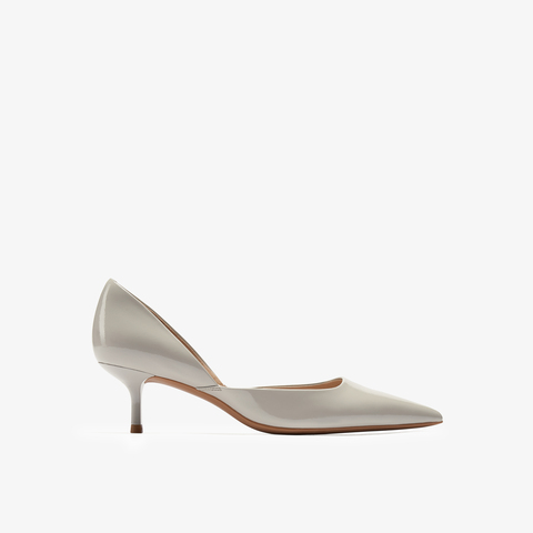 73hours女鞋反复迷恋2025春季新品细跟尖头纯色浅口单鞋