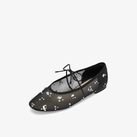 73hours女鞋卡普里岛2025春季新品圆头纯色平底芭蕾鞋