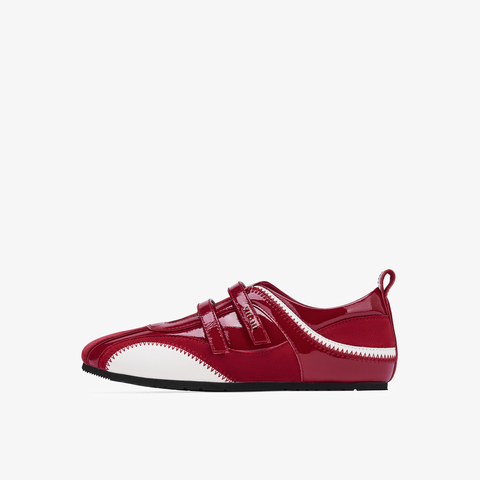 73hours女鞋极速甜心2025秋季新品平底拼色系带德训鞋