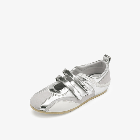 73hours女鞋极速甜心2025秋季新品平底拼色系带德训鞋