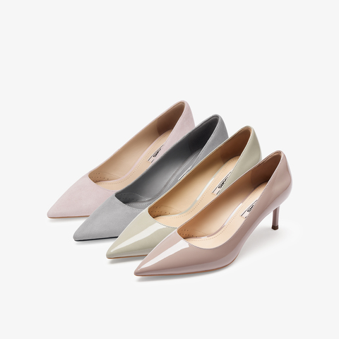 73hours女鞋brittany2025秋季新色细跟尖头纯色高跟单鞋
