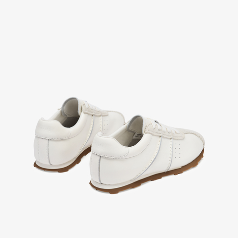 73hours女鞋自由时刻2025秋季新品平底系带拼色德训鞋