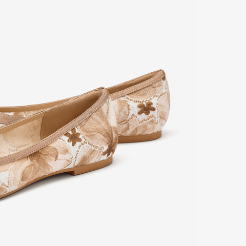 73hours女鞋柔软时分2025秋季新品尖头平底纯色浅口单鞋