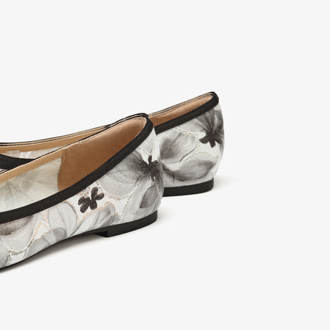 73hours女鞋柔软时分2025秋季新品尖头平底纯色浅口单鞋