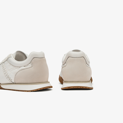 73hours女鞋奶油华夫2025秋季新品平底圆头拼色德训鞋