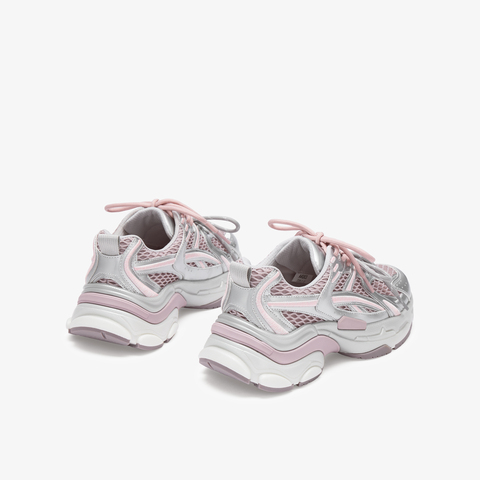 73hours女鞋果酱派对2025秋季新品拼色增高系带老爹鞋