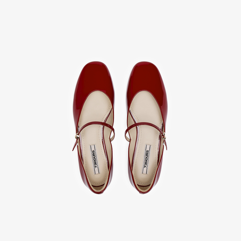 73hours女鞋浪漫发酵2025春季新品圆头平底纯色