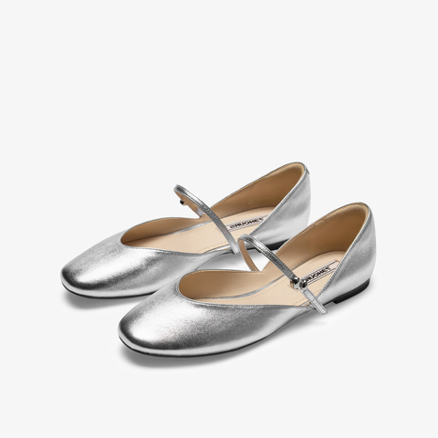 73hours女鞋浪漫发酵2025春季新品圆头平底纯色