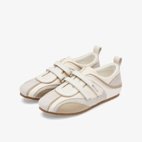 73hours女鞋极速甜心2025秋季新品平底拼色系带德训鞋