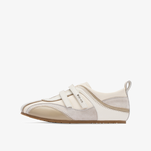 73hours女鞋极速甜心2025秋季新品平底拼色系带德训鞋