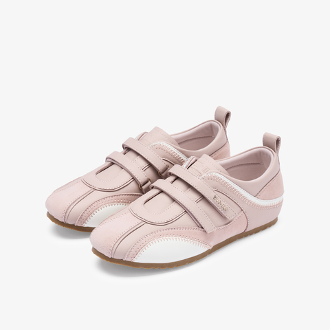 73hours女鞋极速甜心2025秋季新品平底拼色系带德训鞋