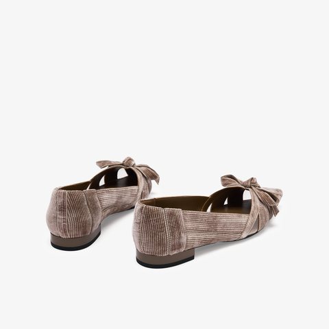 73hours女鞋浪漫独白2025秋季新品尖头平底纯色浅口单鞋