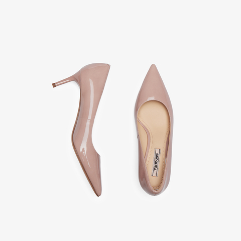 73Hours女鞋Brittany新款尖头通勤简约正装细高跟鞋女浅口单鞋女