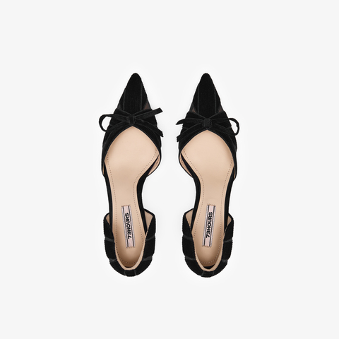 73hours女鞋浪漫独白高跟2025秋季新品细跟尖头纯色高跟单鞋