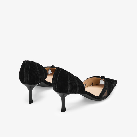 73hours女鞋浪漫独白高跟2025秋季新品细跟尖头纯色高跟单鞋